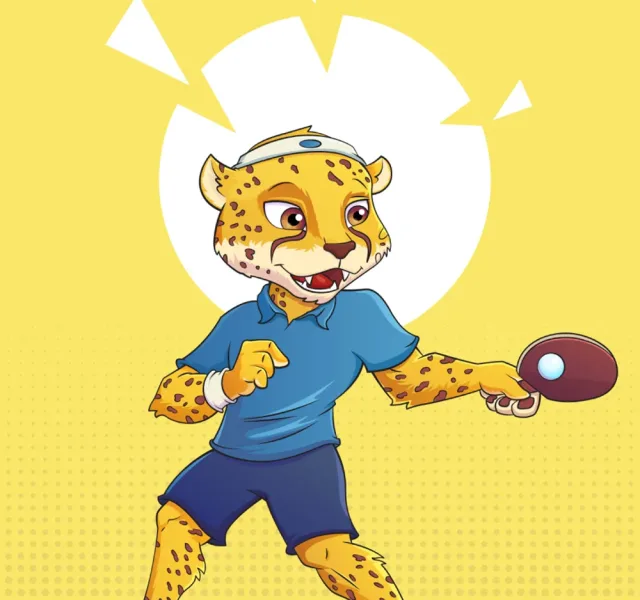 Mascot design of Cheeta-umangzart