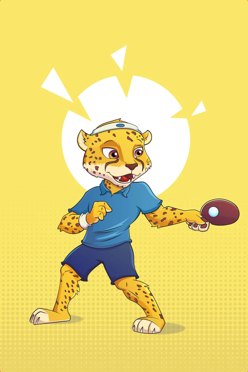 Mascot design of Cheeta-umangzart